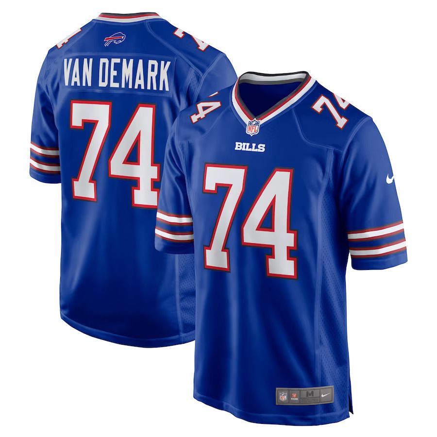 Men Buffalo Bills #74 Ryan Van Demark Nike Royal Game Player NFL Jersey